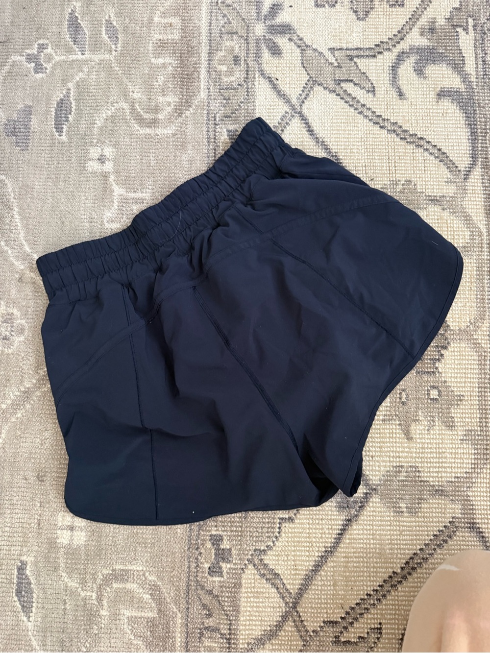 Lululemon Track That High-Rise Short 3” Lined in Navy - Picture 3 of 4